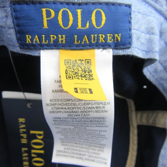 Polo Ralph Lauren Embroidered Bear Bucket Hat Adult Size S/M Navy Blue NEW - Picture 10 of 12